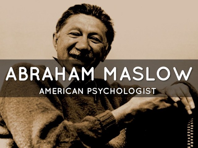 Teoría de la pirámide de Maslow (Abraham Maslow 1908-1970)