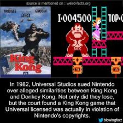 Universal studios sues Nintendo