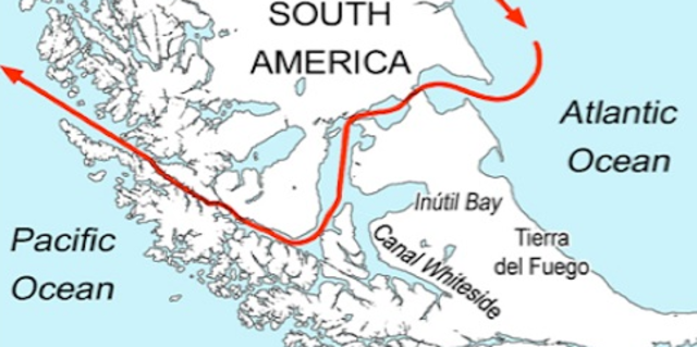 Finding the Strait of Magellan