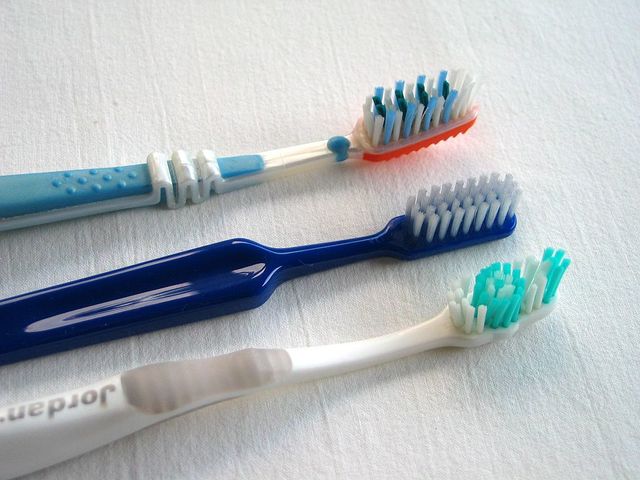 Cepillo de dientes moderno