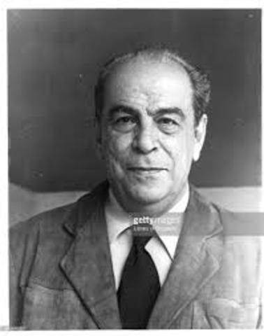 President Romulo Gallegos, overthrown