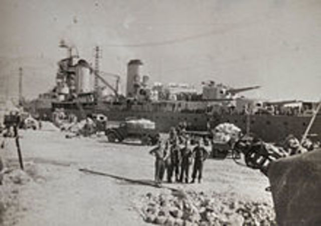 French warships opened fire on the port city of Haiphong
