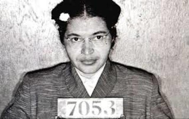 •	Rosa Parks Arrested (1955)