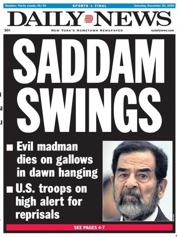 Saddam Hussein Executed