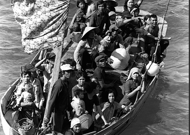 The Vietnamese boat people