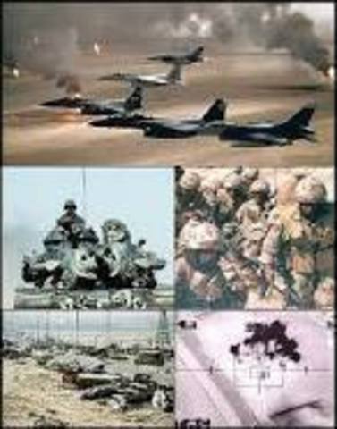 •	Operation Desert Storm