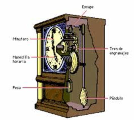 RELOJ MACANICO DE PESAS
