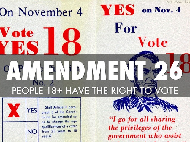26th Amendment