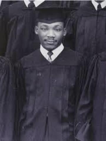 Matin King went to college