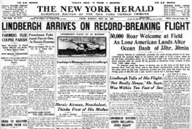 Charles Lindbergh Trans - Atlantic Flight