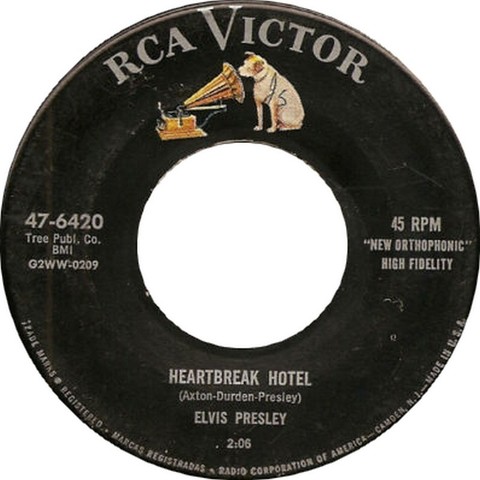 Elvis’ first RCA single, “Heartbreak Hotel,” was released