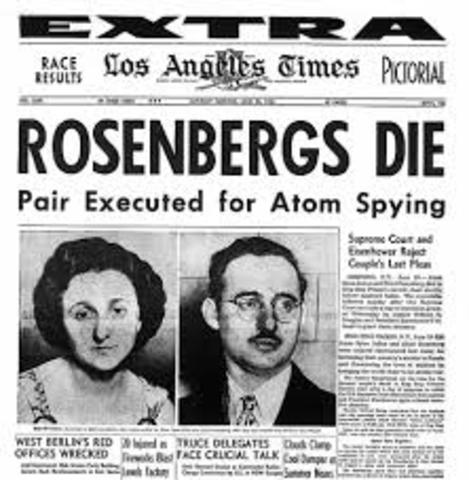 Ethel and Julius Rosenberg Executionn