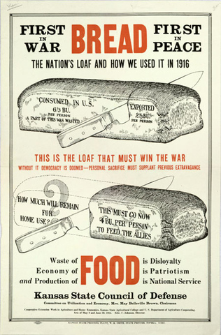 Bread rationing is introduced in Germany