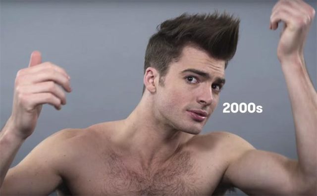 Прическа 2000-х годов.