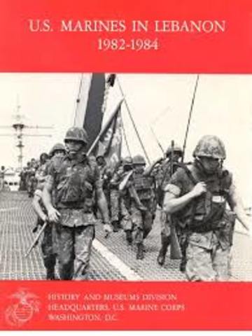 •	Marines in Lebanon