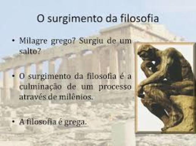Surgimento da filosofia