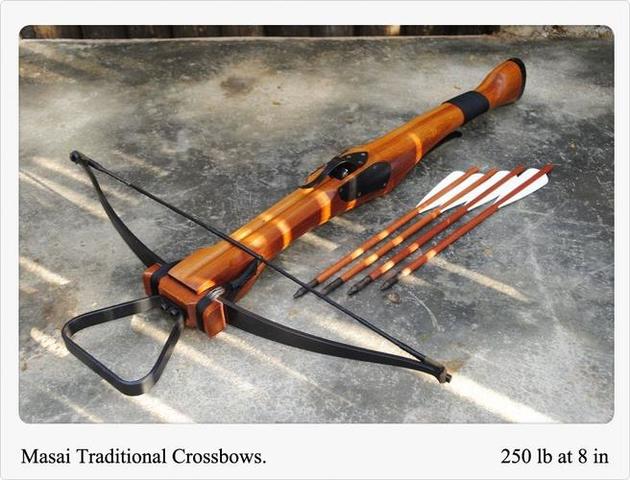 The crossbows.