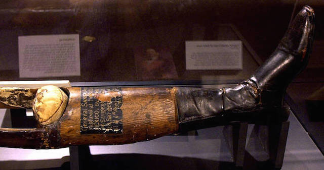 Funeral de la pierna derecha del general Santa Anna.