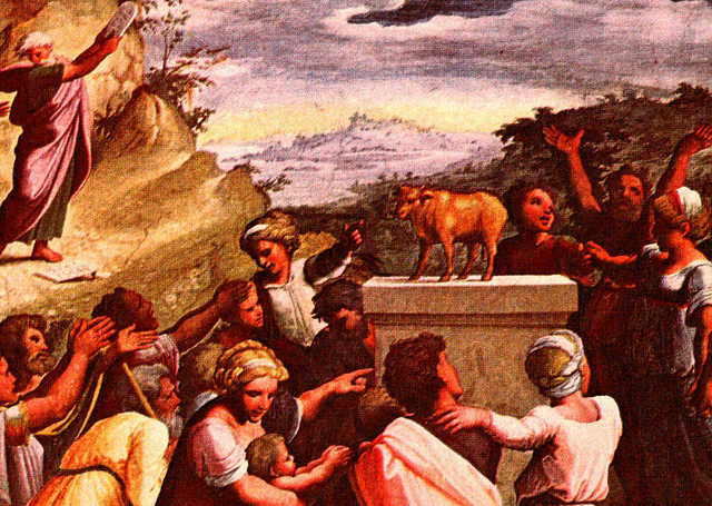 Moses Receives the 10 Commandments and the Golden Calf