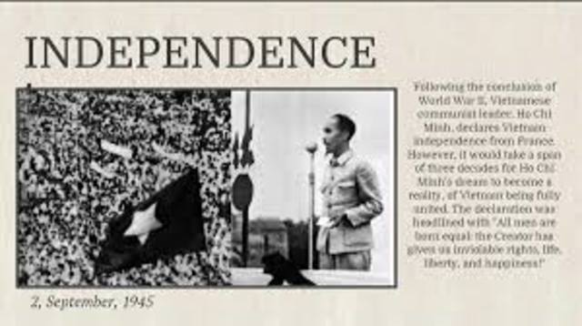 Vietnam claims Independence