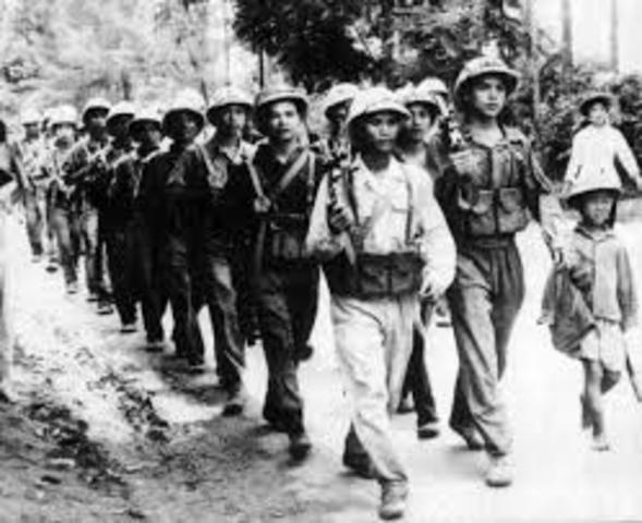 Viet Minh finally overran the French base