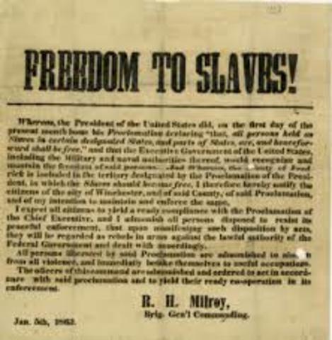 Lincoln's intentions