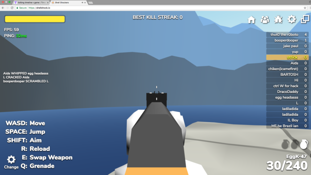 frist person shooter