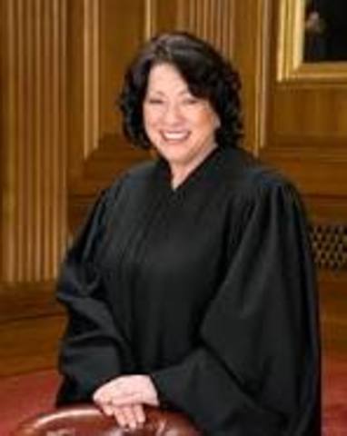 Sonia Sotomayor Appointed to U.S. Supreme Court