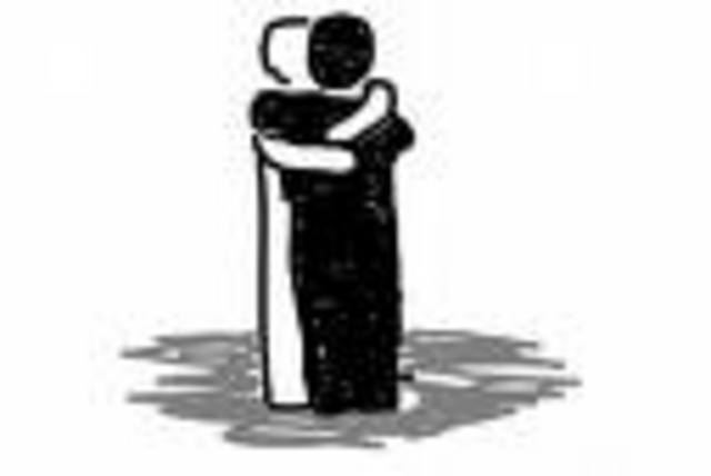 your hug makes me faint...