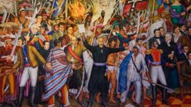 El cura Miguel Hidalgo lanza el Grito de Dolores