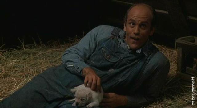 what does lennie say when he kills the puppy