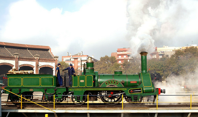 INAUGURACIÓ DEL TREN DE MIQUEL BIADA