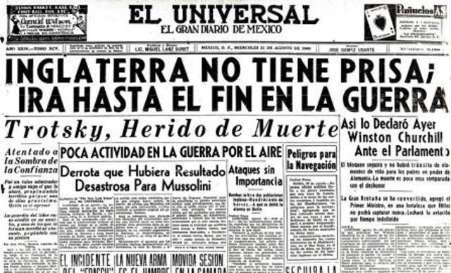 El universal se funda de en 1916 por el periodista Félix F. Palavicini