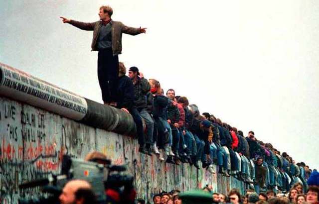 La caiguda del mur de Berlín.