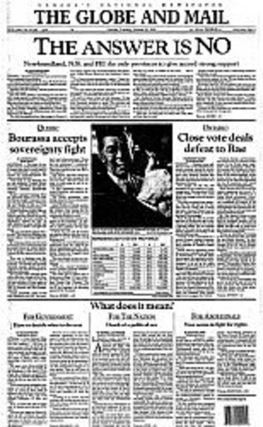 the referendum on the charlottetown accord (failed)