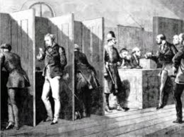 Canada Holds the First Federal Election to Have Secret Ballot