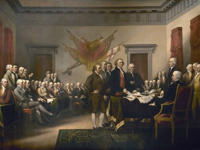 The Declaration of Independence Adopted by Continental Congress