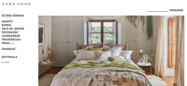 Zara Home online