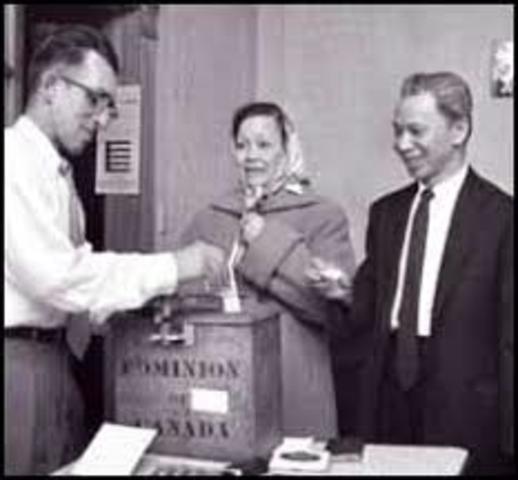 First nation granted suffrage