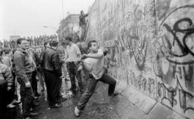 Berlin Wall is Torn Down, a Year Later Germany is Reunified