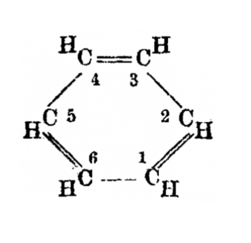 Primera estructura química del benceno