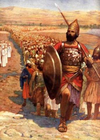 Joshua invades Canaan with the Israelites