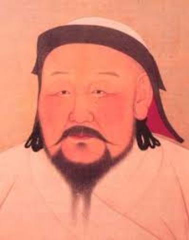 Kublai Khan becomes emperor of China