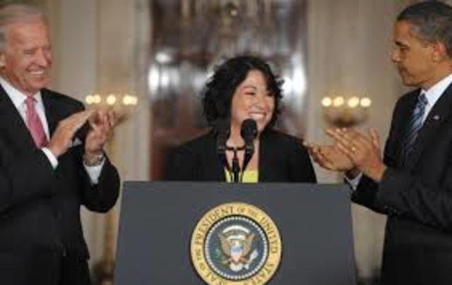 Sonia Sotomayor Appointed to U.S. Supreme Court