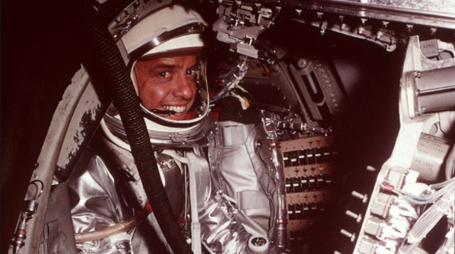 Alan Shepard makes it into space