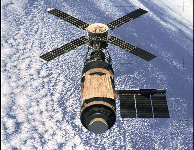 Skylab space station launched