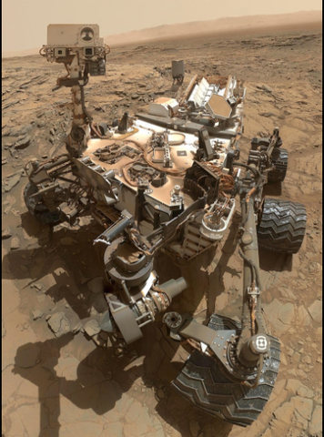 Curiosity rover landed on Mars