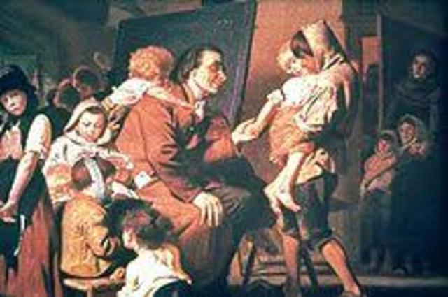 Pestalozzi funda un primer orfanato