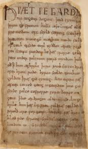 Suspected date of Beowulf's writing