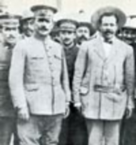 Reunion con delegados de la División del Norte